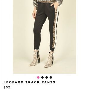 SOLD OUT -Vintage Havana Animal Printed Striped Joggers